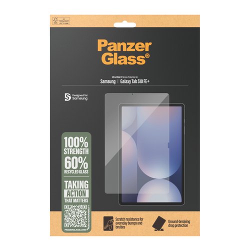 PanzerGlass ® Screen Protector Samsung Galaxy Tab S10 FE+ | Ultra-Wide Fit Doorzichtige schermbeschermer 1 stuk(s)