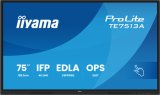 iiyama TE7513A-B2AG beeldkrant Interactief flatscreen 190,5 cm (75") Wifi 500 cd/m² 4K Ultra HD Zwart Touchscreen Type processor Android 24/7