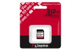 Kingston Technology 512GB Canvas React Plus SDXC UHS-II 280R/150W U3 V60 voor Full HD/4K