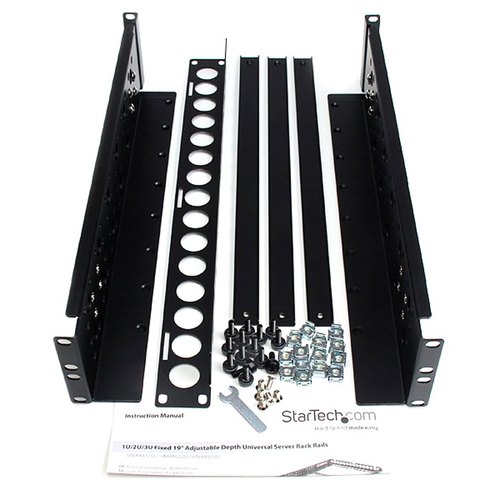 StarTech.com 2U Vaste 19" universele serverrack rails met verstelbare diepte