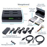 StarTech.com 4-Bay Hard Drive Cloner en Wisser, Standalone 1:3 HDD/SSD Kloner/Copier/Earser, USB 3.0/eSATA naar SATA Docking Station, Hard Disk Duplicator en Secure Erase Dock, Toolless/Top-Loading Ontwerp