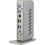 StarTech.com USB-C USB-A Dock - Hybride Universeel USB 3.0 Docking Station voor USB-C of USB-A Laptop - Dual Monitor 4K 60Hz HDMI/DisplayPort - 6x USB-A, GbE - USB 5Gbps - Windows/Mac