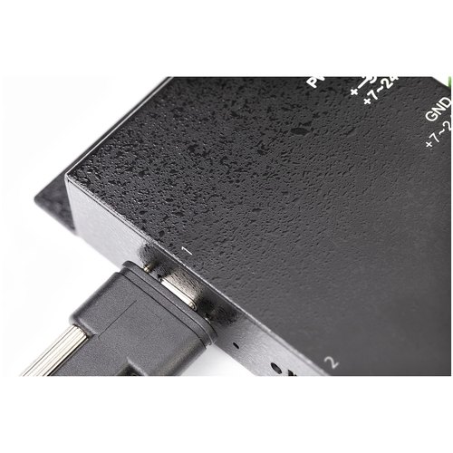 StarTech.com 4 Port USB C Hub 10Gbps - Industrial USB-C Hub - 2x USB-C & 2x USB-A - ESD Overspanningsbeveiliging - USB-C of USB-A Host - Monteerbare Metalen USB 3.2 Gen 2 Type-C Hub met Voeding