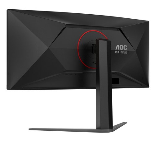 AOC G4 CU34G4 computer monitor 86,4 cm (34") 3440 x 1440 Pixels Wide Quad HD LED Zwart, Rood