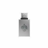 CHERRY 61710036 tussenstuk voor kabels USB-A USB-C Zilver