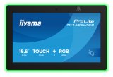 iiyama TW1625LASC-B3PNR scherm voor vergaderzalen 39,6 cm (15.6") 1920 x 1080 Pixels LED Wi-Fi 6 (802.11ax), Wi-Fi 5 (802.11ac), Wi-Fi 4 (802.11n), 802.11g, 802.11a, 802.11b Zwart Bluetooth