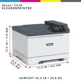 Xerox C410 A4 40 ppm dubbelzijdige printer PS3 PCL5e/6 2 laden 251 vel