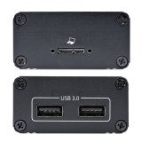 StarTech.com 2-Port USB 3.0 Extender over OM3 Multimode Glasvezel, LC/LC, 2x 5Gbps USB-A Hub, Bereik 350m, Duurzame Glasvezel USB Verlenger, Active Optical USB Extender