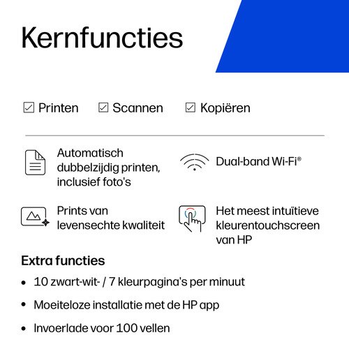 HP ENVY 6130e Wireless All-in-One Kleur Printer, Instant Ink; Foto's printen