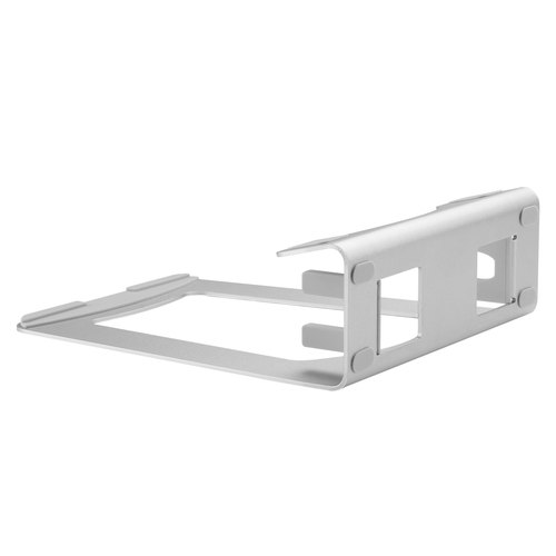 StarTech.com Laptopstandaard - 2-in-1 Laptopverhoger / Verticale Laptopsteun - Ideaal voor Ultrabooks & MacBook Pro/Air - Ergonomische Laptophouder met Ideale Kijkhoek - Zilver, Aluminum