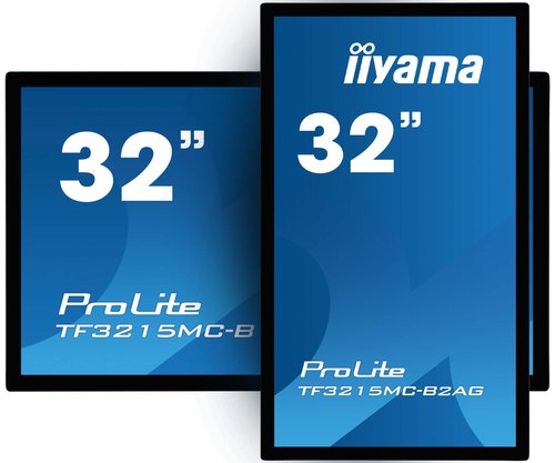 iiyama ProLite TF3215MC-B2AG computer monitor 80 cm (31.5") 1920 x 1080 Pixels Full HD LED Touchscreen Kiosk Zwart