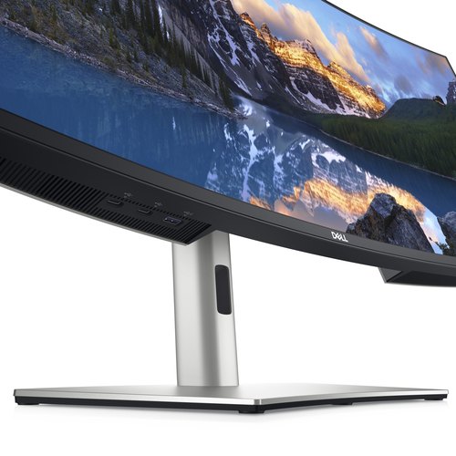 DELL UltraSharp U3824DW computer monitor 95,2 cm (37.5") 3840 x 1600 Pixels Wide Quad HD+ LCD Zwart, Zilver