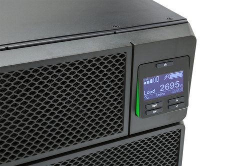 APC Smart-UPS On-Line SRT5KRMXLI - 5kW/VA, 6x C13, 4x C19 uitgang, rackmountable, Embedded NMC