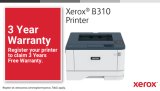 Xerox B310 A4 40 ppm draadloze dubbelzijdige printer PS3 PCL5e/6 2 laden totaal 350 vel