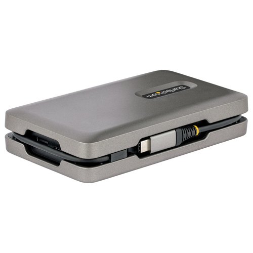 StarTech.com USB-C Multiport Adapter met USB-C DP Alt Mode Video Output/4K HDMI 2.0/VGA, USB-C Dual Monitor Docking Station, 100W PD Pass-Through, USB Type C Mini Dock/MST Adapter Hub