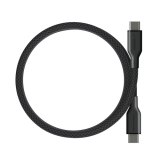 PanzerGlass empower™ by ® Magnetic 240W USB-C to USB-C Cable | USB 2.0 | 1.5M | Space Black USB-kabel 1,5 m Transparant