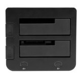 StarTech.com Dual-Bay USB 3.0 naar SATA en IDE HDD Docking Station, 5 Gbps Hard Drive Dock, Externe 2.5/3.5" SATA I/II/III en IDE (40 pin) SSD/HDD Docking Station, Hot-Swap Hard Drive Bays, Top-Loading