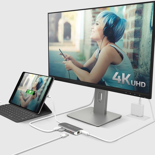 j5create JCD383-N USB-C™ 9-in-1 Multi Adapter