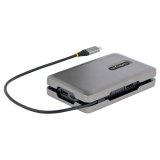 StarTech.com USB-C Multiport Adapter met USB-C DP Alt Mode Video Output/4K HDMI 2.0/VGA, USB-C Dual Monitor Docking Station, 100W PD Pass-Through, USB Type C Mini Dock/MST Adapter Hub