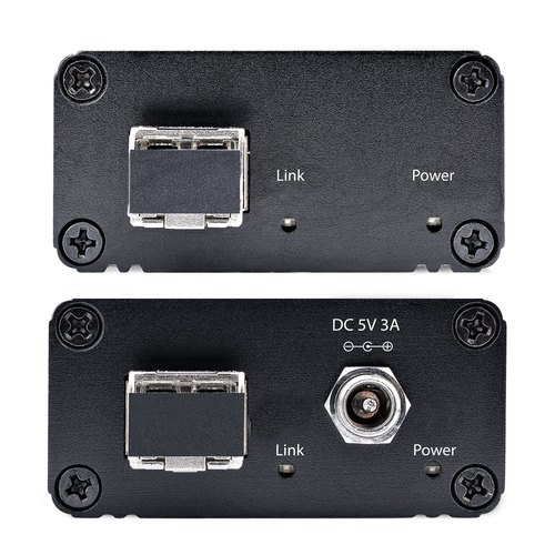 StarTech.com 2-Port USB 3.0 Extender over OM3 Multimode Glasvezel, LC/LC, 2x 5Gbps USB-A Hub, Bereik 350m, Duurzame Glasvezel USB Verlenger, Active Optical USB Extender