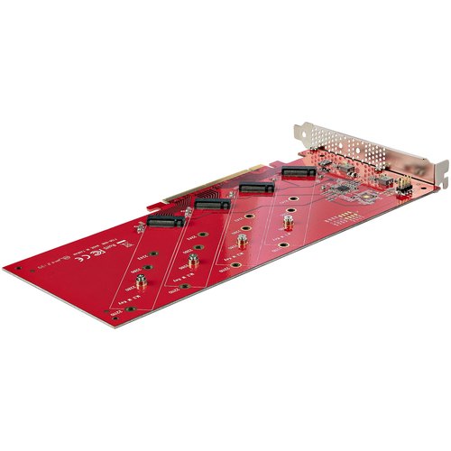 StarTech.com QUAD-M2-PCIE-CARD-B interfacekaart/-adapter Intern M.2