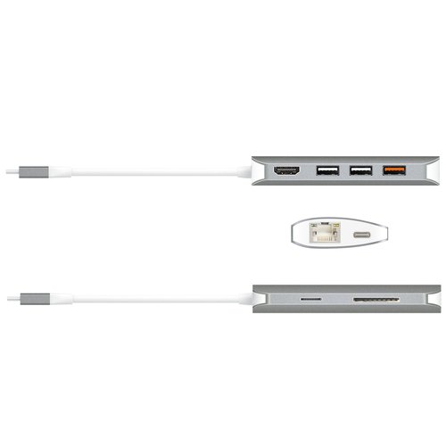 j5create JCD383-N USB-C™ 9-in-1 Multi Adapter