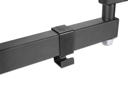 Manhattan Wandbeugel voor TV’s en monitoren (Volledig Verstelbaar), voor schermen 32–55", VESA-compatibiliteit: van 100x100 tot 400x400 mm (controleer de afmetingen van de vier montagegaten aan de achterzijde), max 30 kg, zwart