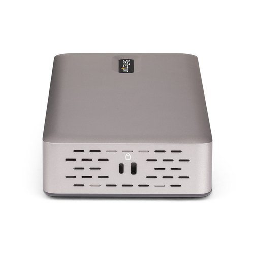 StarTech.com Triple-Monitor USB4 Docking Station, 4K 60Hz HDMI of DisplayPort, 100W Laptop Charging, 2.5GbE, USB-C Multi-Monitor Dock, Zonder Drivers