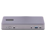 StarTech.com USB-C Docking Station, Multi Monitor USB-C Dock, HDMI/DP/DP Alt-mode, 3x 4K30 / 2x 4K60, 7-Port USB Hub, 60W Power Delivery, GbE, 3.5mm Audio, Works With Chromebook Certified