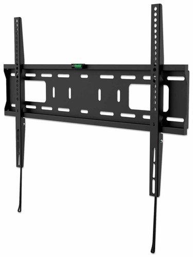 Manhattan Wandbeugel voor TV’s en monitoren (Vast), voor schermen 37"–65", VESA-compatibiliteit: van 200x200 tot 600x400 mm (controleer de afmetingen van de vier montagegaten aan de achterzijde), max 50 kg, zwart
