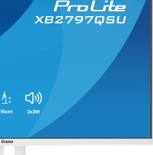 iiyama ProLite XB2797QSU-W1 computer monitor 68,6 cm (27") 2560 x 1440 Pixels Quad HD LED Wit