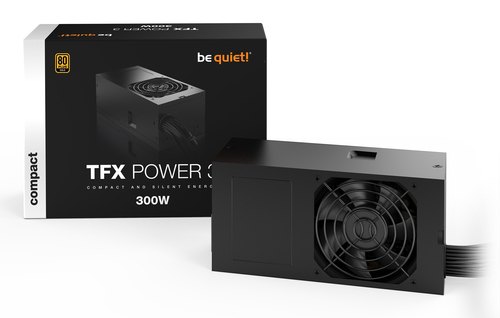 be quiet! TFX POWER 3 300W Gold power supply unit 20+4 pin ATX Zwart