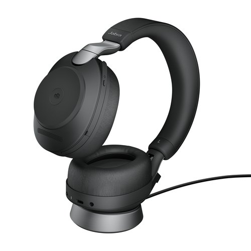 Jabra Evolve2 85 Headset Draadloos Hoofdband Kantoor/callcenter USB Type-A Bluetooth Zwart
