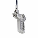StarTech.com 2m Universeel Laptop Kabelslot, Security Kabel met Vooraf Ingesteld Combinatieslot, Compatibel met Noble Wedge&reg;/Nano/K-Slot, Cijferslot zonder Sleutel, TAA
