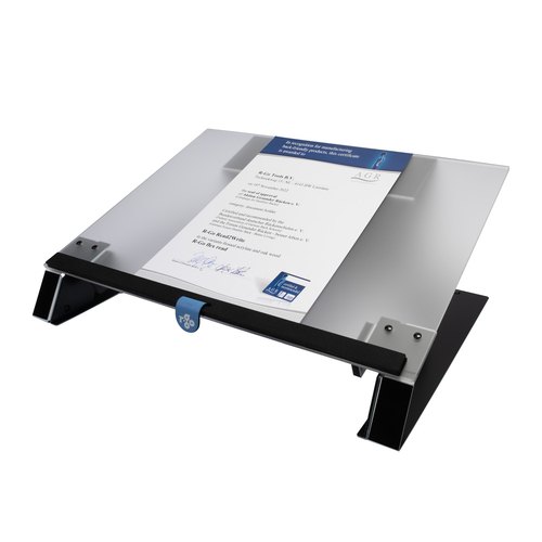 R-Go Tools Documenthouder R-Go Read2Write, voor lezen en schrijven, ergonomisch, met soft foam polssteun, mat acrylaat