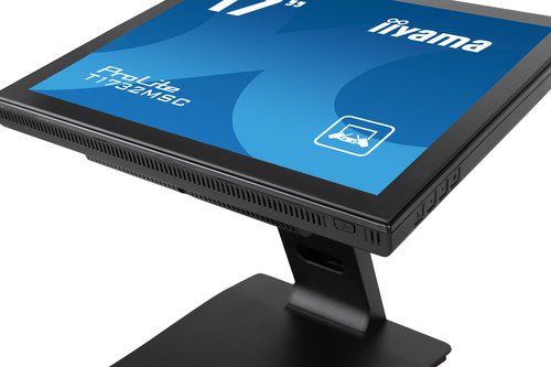 iiyama ProLite T1732MSC-B1SAG computer monitor 43,2 cm (17") 1280 x 1024 Pixels Full HD LED Touchscreen Tafelblad Zwart