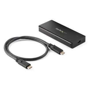 StarTech.com M.2 NVMe PCIe SSD Behuizing met USB-C 10Gbps - Rugged Aluminum M.2 PCIe M-Key Behuizing - IP67 Rated - 1GB/s R/W - Breedte 2230/2242/2260/2280 - TB3 Compatibel - Mac/PC