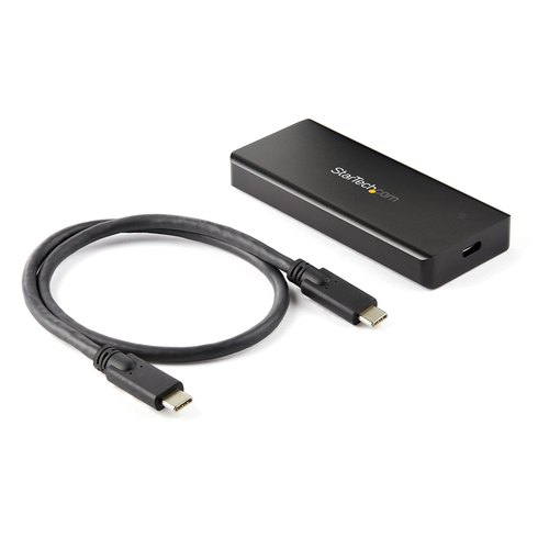 StarTech.com M.2 NVMe PCIe SSD Behuizing met USB-C 10Gbps - Rugged Aluminum M.2 PCIe M-Key Behuizing - IP67 Rated - 1GB/s R/W - Breedte 2230/2242/2260/2280 - TB3 Compatibel - Mac/PC