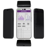 StarTech.com 4-Way 360 Privacy Filter/Protector voor iPhone 16 Pro, Portret/Landschap Oriëntaties, Touch-Enabled, Gehard Beschermglas, 4 Way Filter, TAA