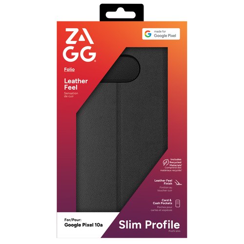 ZAGG Folio Case mobiele telefoon behuizingen 16 cm (6.3") Folioblad Zwart
