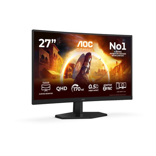 AOC G4 Q27G42ZE computer monitor 68,6 cm (27") 2560 x 1440 Pixels Quad HD LED Zwart, Rood