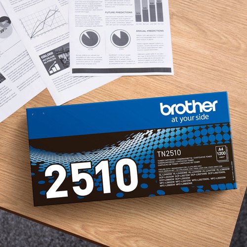 Brother TN-2510 tonercartridge 1 stuk(s) Origineel Zwart