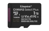 Kingston Technology 1TB microSDXC Canvas Select Plus Gen3 150MB/s A1 kaart + adapter