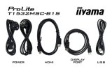 iiyama ProLite T1532MSC-B1S computer monitor 38,1 cm (15") 1024 x 768 Pixels XGA LCD Touchscreen Zwart