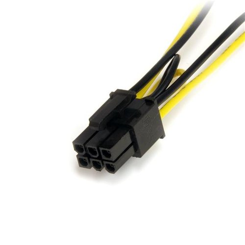 StarTech.com 15cm SATA Voeding naar 6-pins PCI Express Videokaart Voeding Verloopkabel