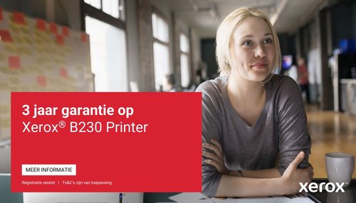 Xerox B230 A4 34 ppm draadloze dubbelzijdige printer PS3 PCL5e/6 2 laden totaal 251 vel