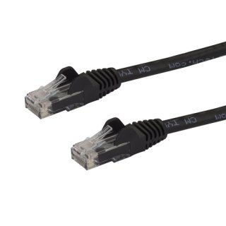 StarTech.com N6PATCH75BK netwerkkabel Zwart 22,9 m Cat6 U/UTP (UTP)