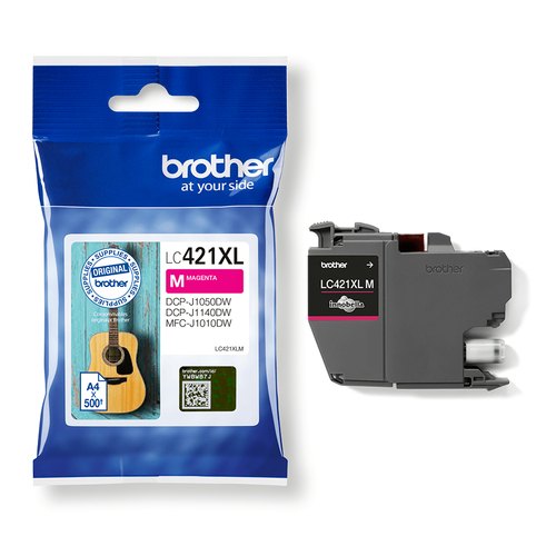 Brother LC-421XLM inktcartridge 1 stuk(s) Origineel Hoog (XL) rendement Magenta
