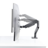 StarTech.com Monitor Arm voor Bureau, Tot 49in 32:9 Ultrawide Curved Monitors, Mechanische Springveer Arm, C-Klem/Doorvoertule, VESA 75x75/100x100, Afstelling zonder gereedschap, Draagvermogen 20kg