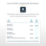 StarTech.com Universeel USB4 & Thunderbolt 4 Docking Station, Quad Display op Windows, Dual Display op MacBook, HDMI DP Dock met 100W Laptop Charging